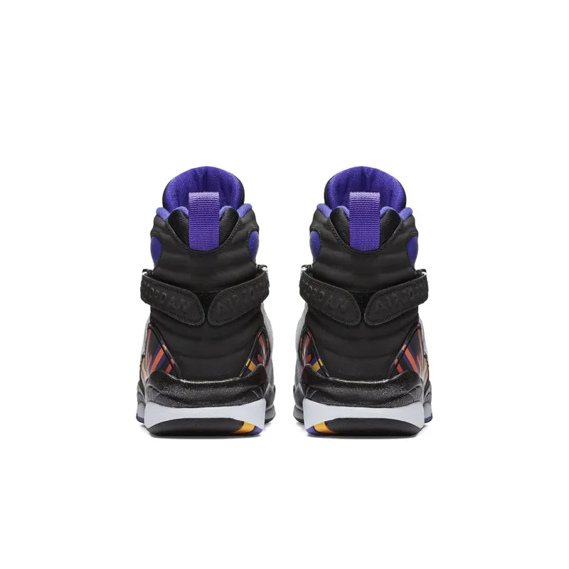 Jordan 8 Retro Three Peat (GS) White/Infrared 23-Black-Bright Concord (305368-142)