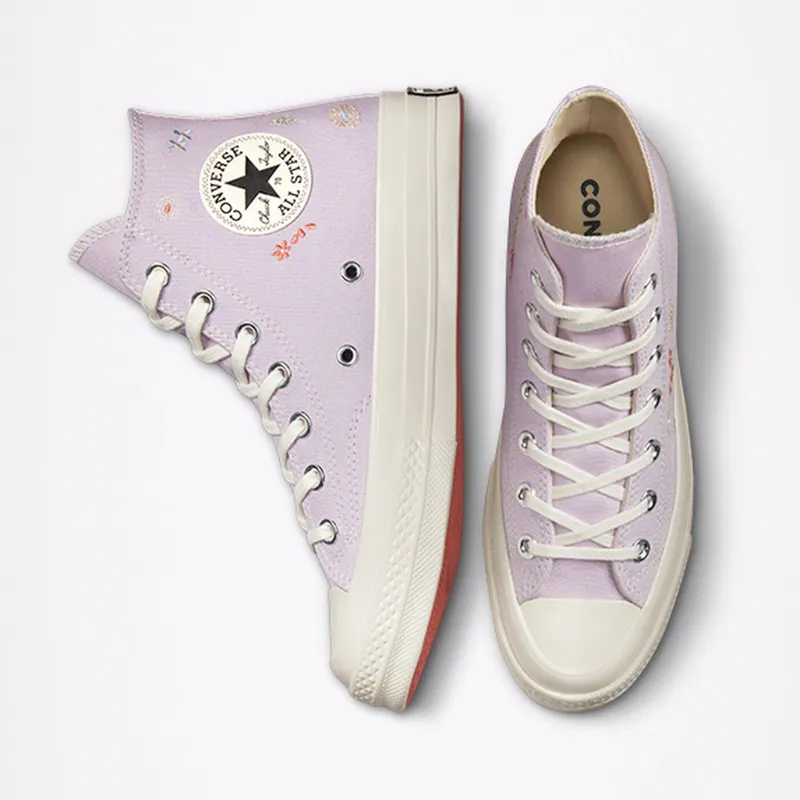 Converse Chuck 70 Embroidered Floral Pale Amethyst/multi/egret (A01584C)