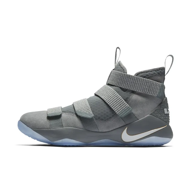 Nike LeBron Zoom Soldier 11 Cool Grey Cool Grey/Pure Platinum-Metallic Gold (897644-010)
