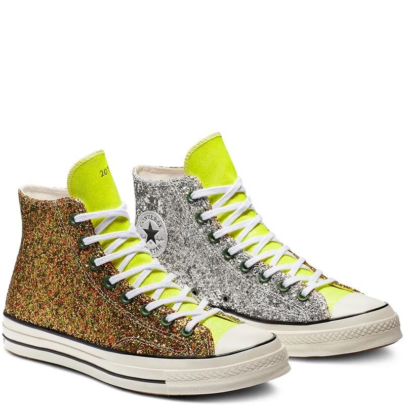 Converse x JW Anderson Chuck Taylor 70s Hi ‘Glitter Pack’ Gold (2019) (164696C)