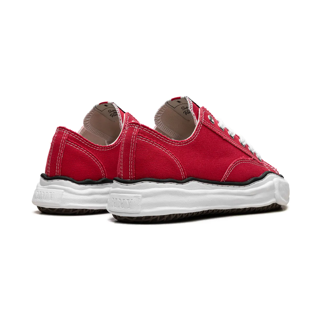 Maison Mihara Yasuhiro Peterson OG Sole Canvas Low “Red” (A01FW702-RED) (2)