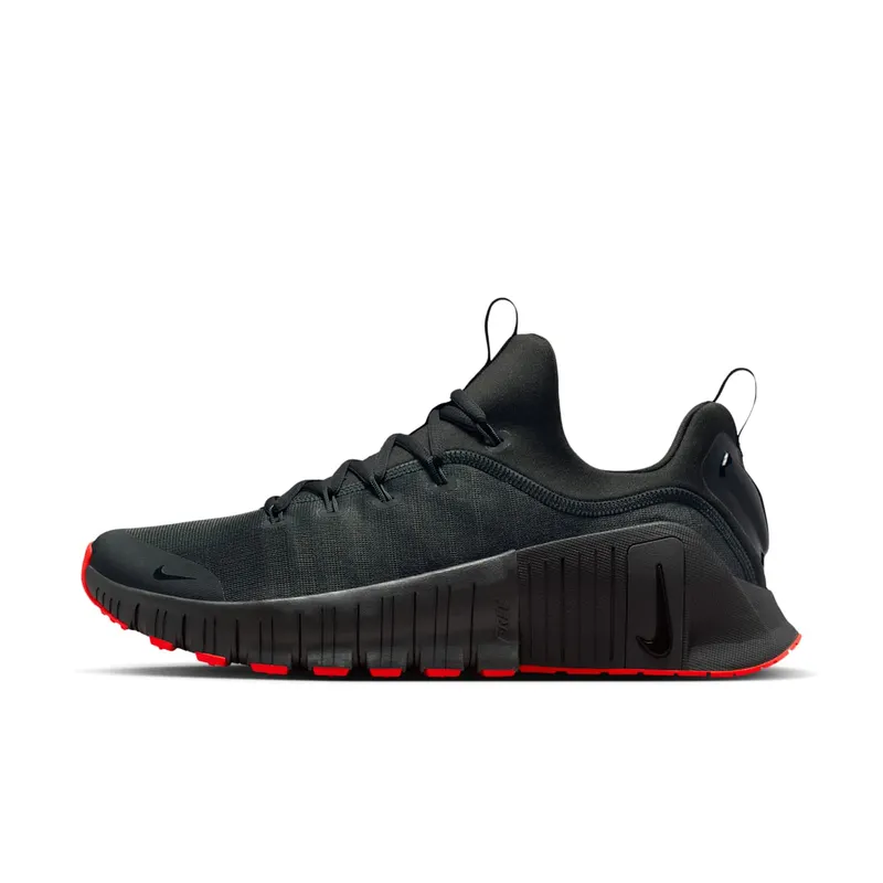 Nike Free Metcon 6 Dark Smoke Grey Bright Crimson (FJ7127-008)