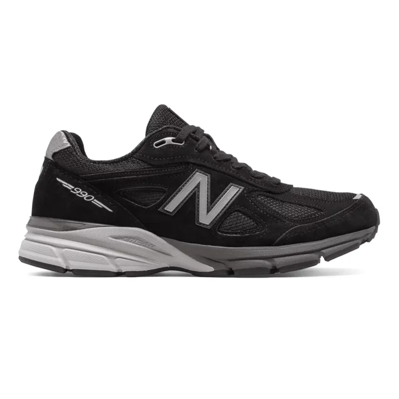New Balance 990v4 Kith Black Black/Silver (M990BK4)