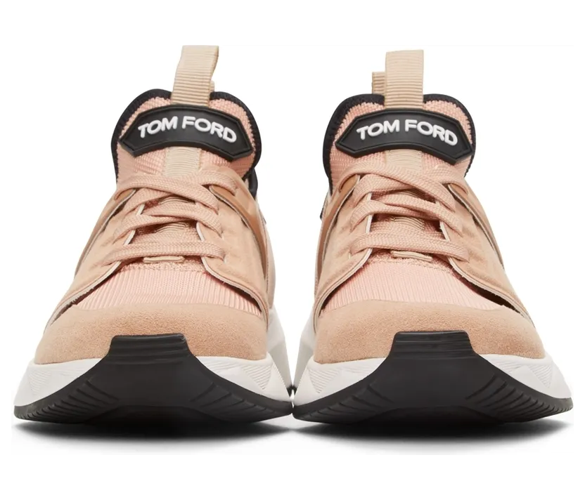 TOM FORD Pink Jago Sneakers (W2818N-TOF005) (2)