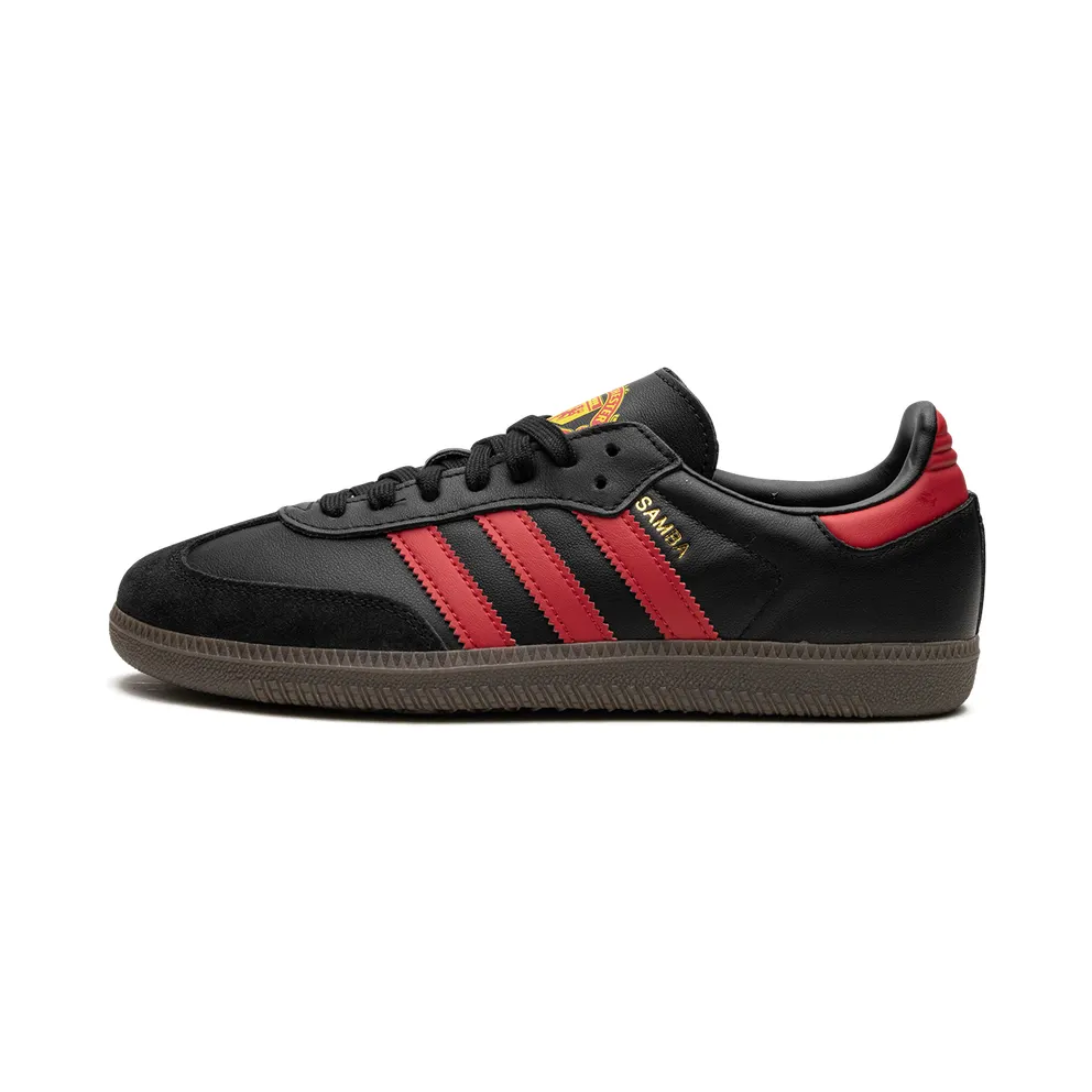 Adidas Samba Team Core Black / Real Red / Gum (HQ7030)