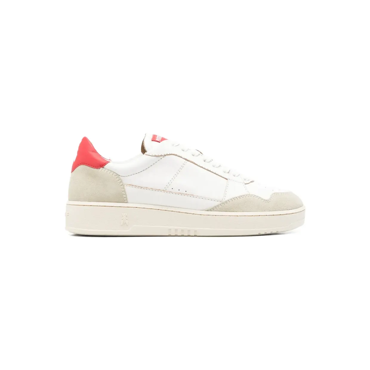 Patrizia Pepe Fly ’93 suede-panelled “White” (8Z0068L055FF69)