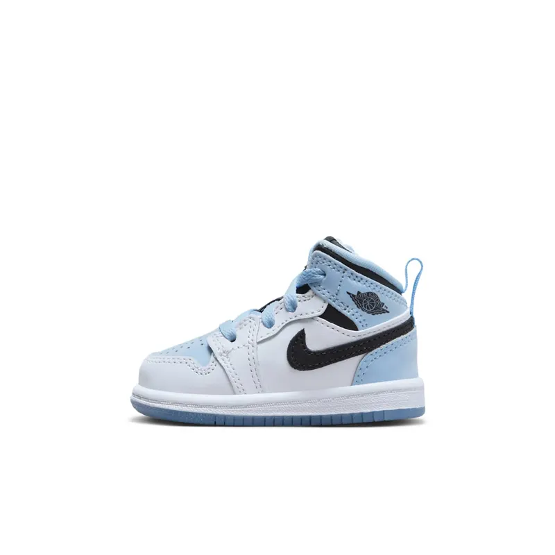 Jordan 1 Mid SE Ice Blue (2023) “White / Black / Ice Blue” (DV1338-104)