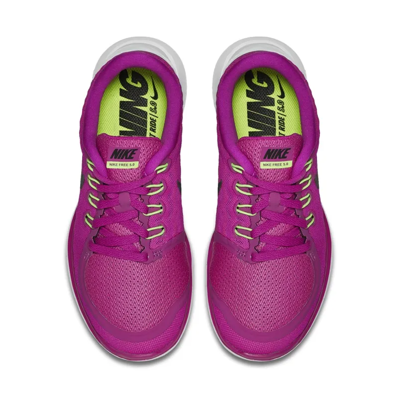 Nike  Free 5.0 Fuchsia Flash Black-Pink Pow-Hot Lava (W) Fuchsia Flash/Black-Pink Pow-Hot Lava (724383-501)