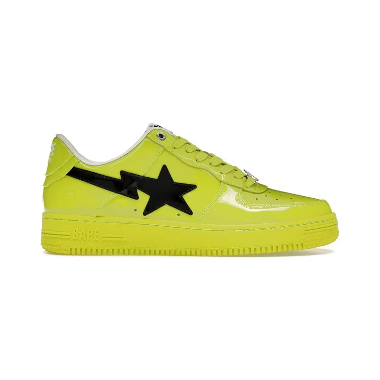 A Bathing Ape Bape Sta #2 Yellow Patent (1K30-191-302-YEL)