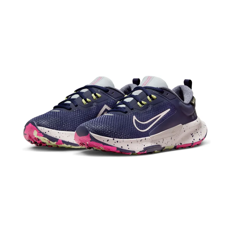 Nike Juniper Trail 2 Gore-Tex Purple Ink Wolf Grey Luminous Green Platinum Violet (FB2065-500)