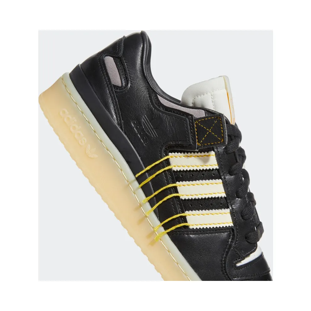adidas FORUM 84 LOW PREMIUM Core Black / Cream White / Easy Yellow (FZ3773)