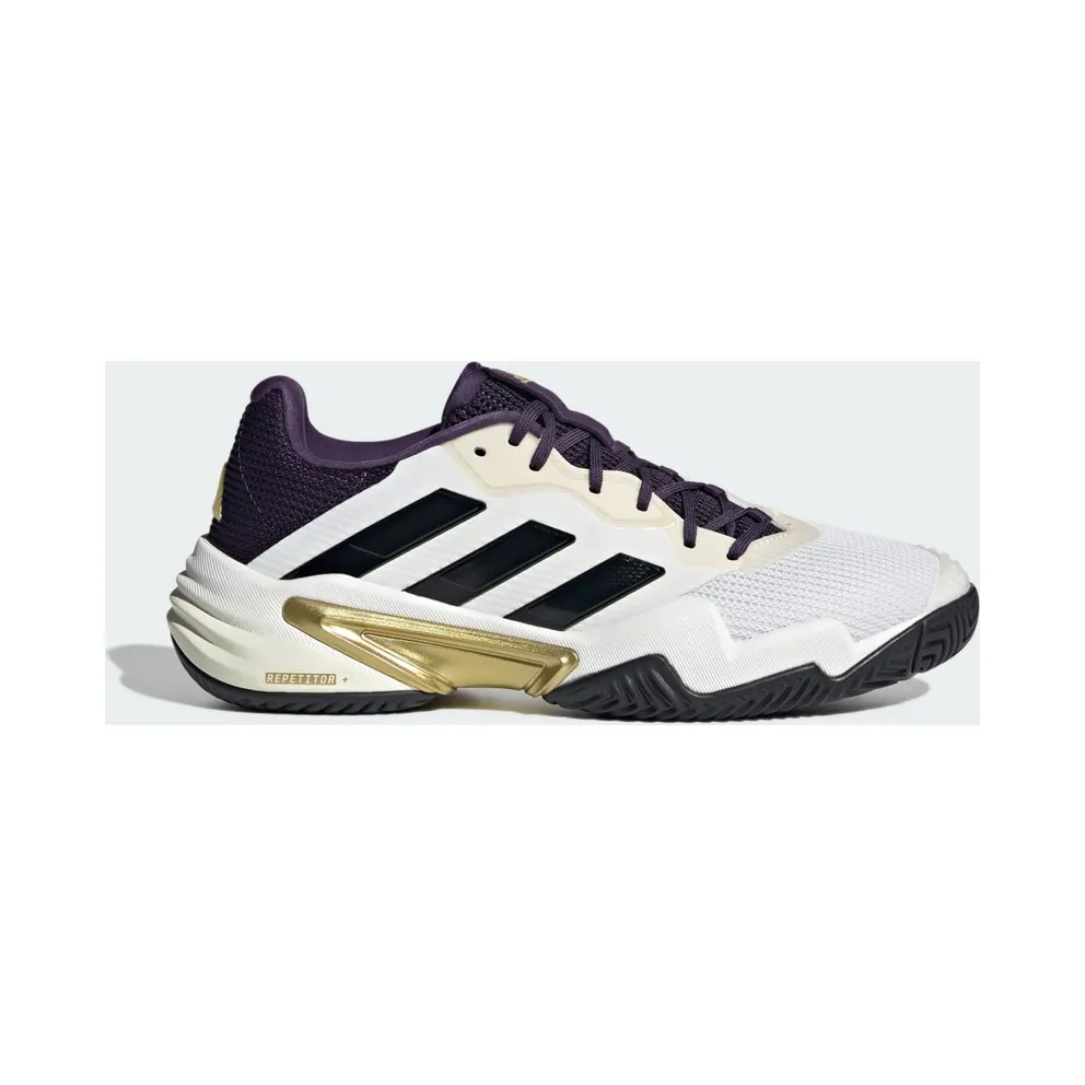 adidas Barricade 13 Core White Core Black Aurora Plum (JR1499)