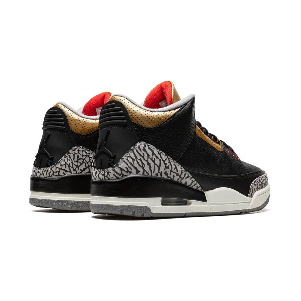 AIR Jordan 3 “Black Cement Gold” (CK9246-067)