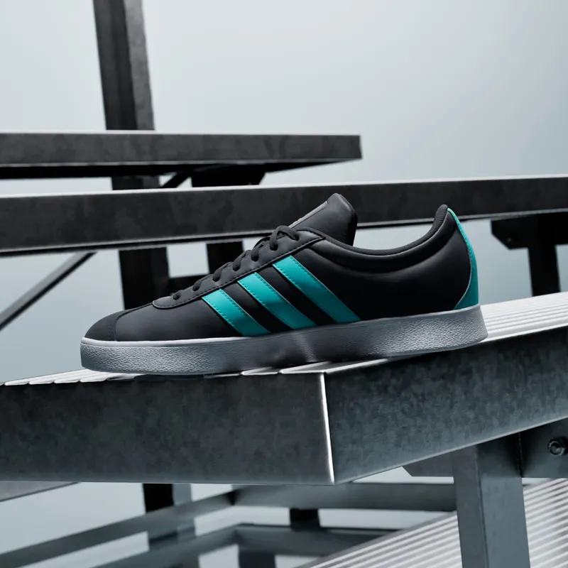 Adidas VL COURT MER Core Black / Semi Mint Rush / Cloud White (KI6077)
