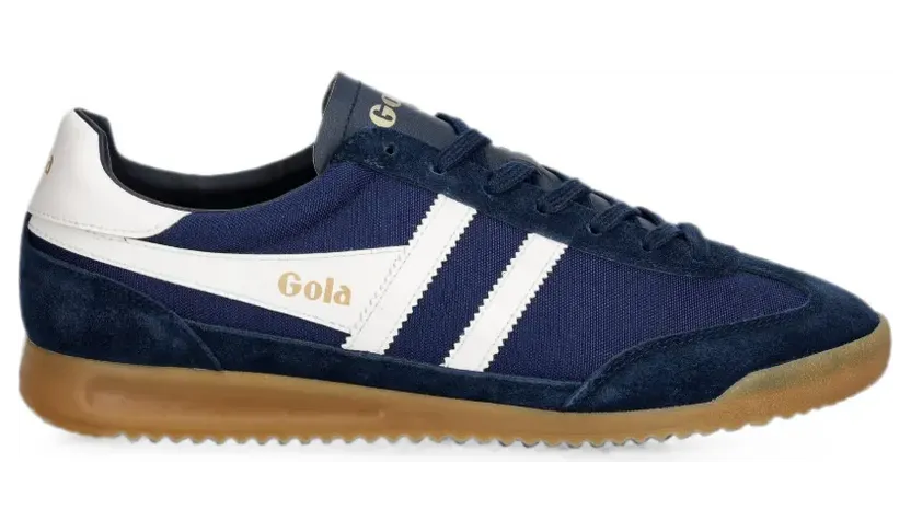 Gola Sneakers mit Wildledereinsätzen – Blau (CMB623EA)