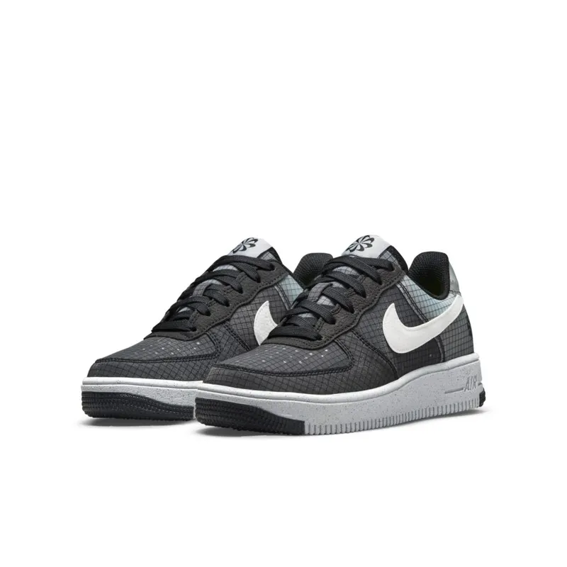 Nike Air Force 1 Crater Older Kids’ Black 50% Sustainable Materials (DC9326-001)