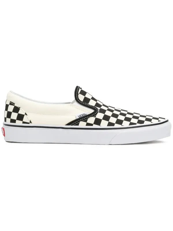 Vans Slip-On-Sneakers mit Schachbrettmuster – Weiß (WN000EYEBWW)