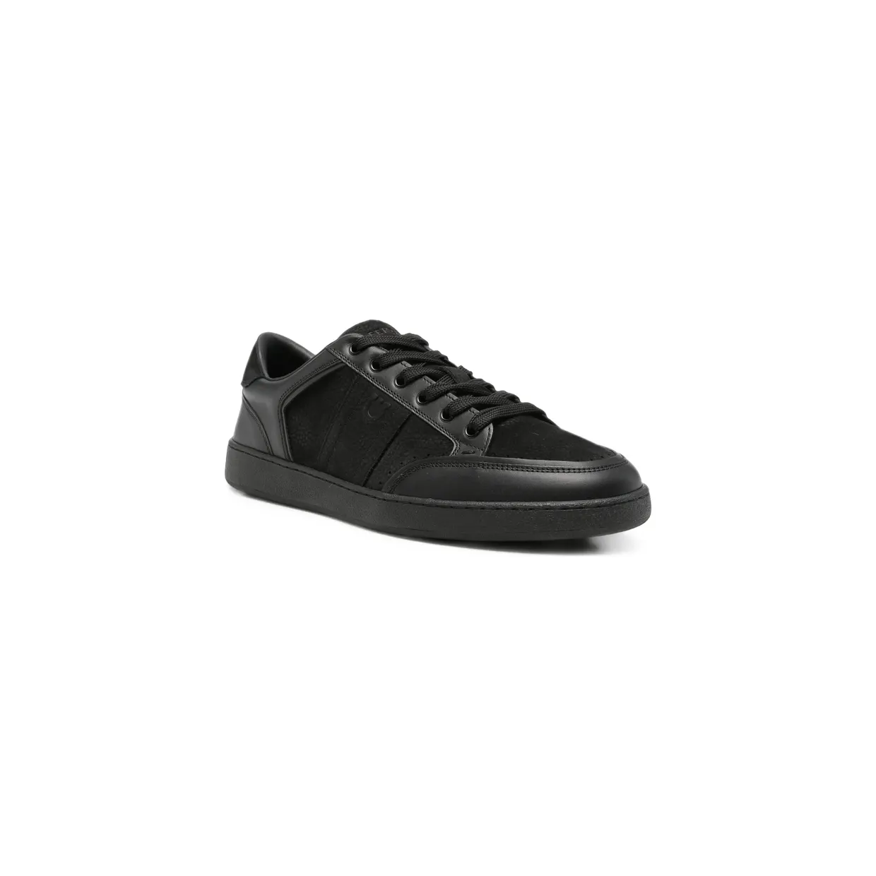 Ferragamo Gancini Panelled Leather “Black” (02B081 0798331 M Black) (02B0810798331MNERO) (3)