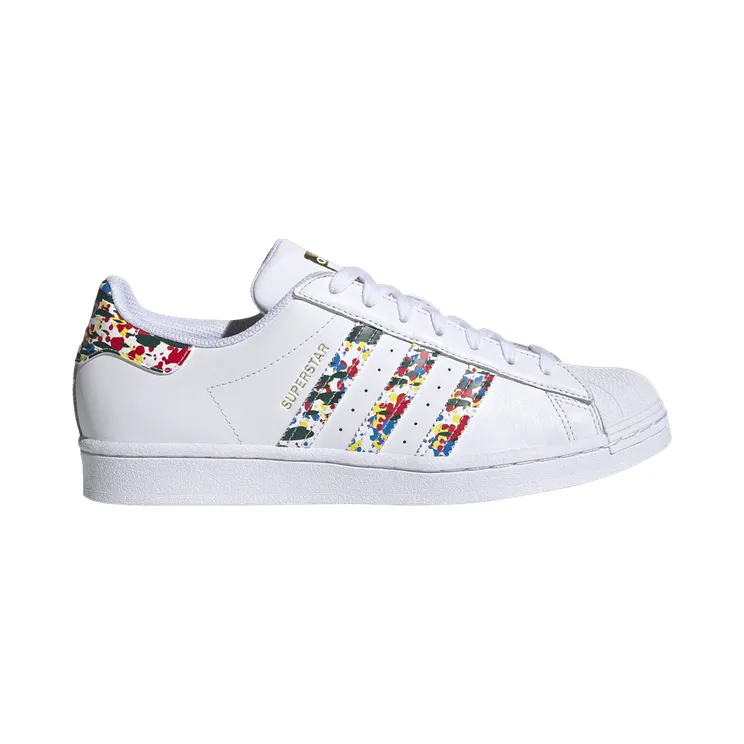 adidas Superstar White Mult-Color Splatter (FX5540)