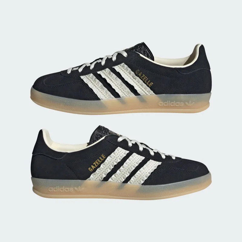 Adidas Gazelle Indoor Core Black / Cream White / Gum (JS1412)