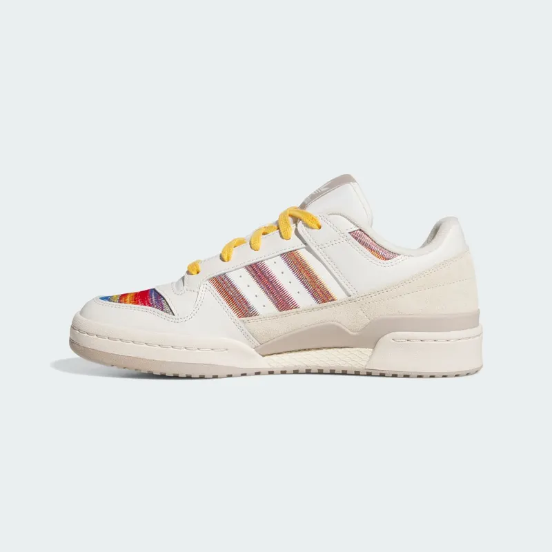 Adidas Forum Low CL “Cloud White Better Scarlet Blue Bird” (JQ2641)