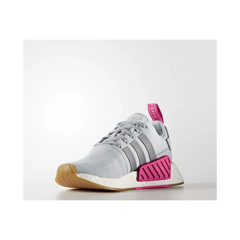 adidas NMD R2 Grey Shock Pink (W) Grey/Grey/Shock Pink (BY9317)
