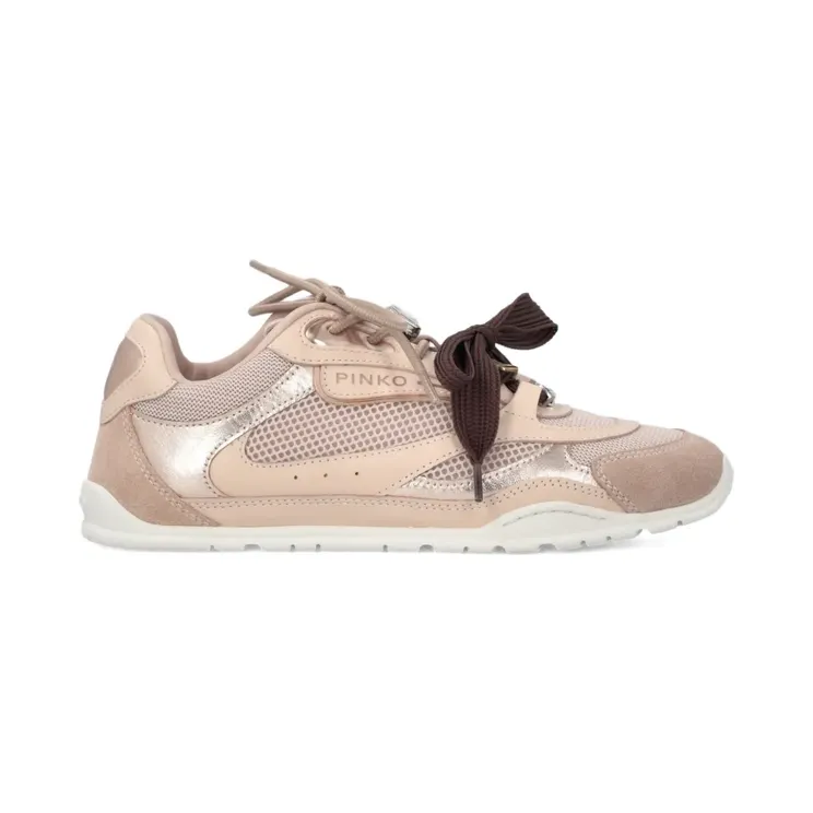 PINKO Sneakers met logo – Beige (SS0185P020)