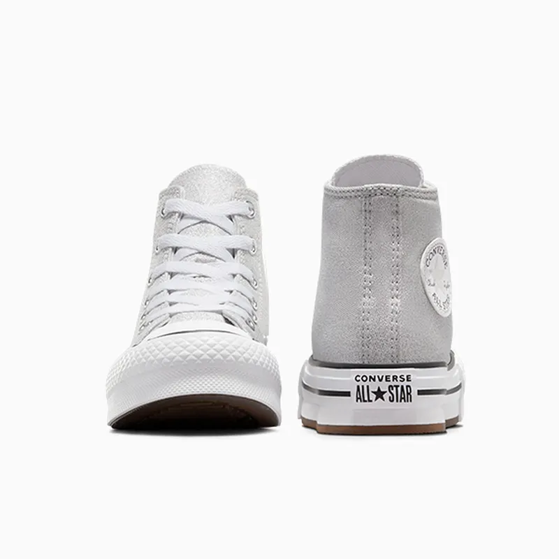 Converse Chuck Taylor All Star EVA Lift Platform Prism Glitter Mouse/white/black