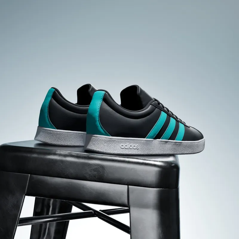 Adidas VL COURT MER Core Black / Semi Mint Rush / Cloud White (KI6077)