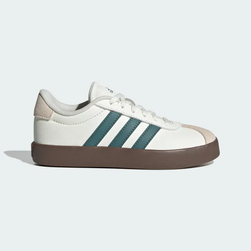 Adidas VL Court 3.0 Kids Off White / Preloved Teal / Wonder White (JR2219)