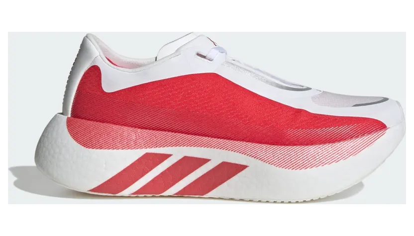 Adidas Hyperboost Edge Hardloopschoenen Cloud White / Pure Ruby / Zero Metalic (KI1916)