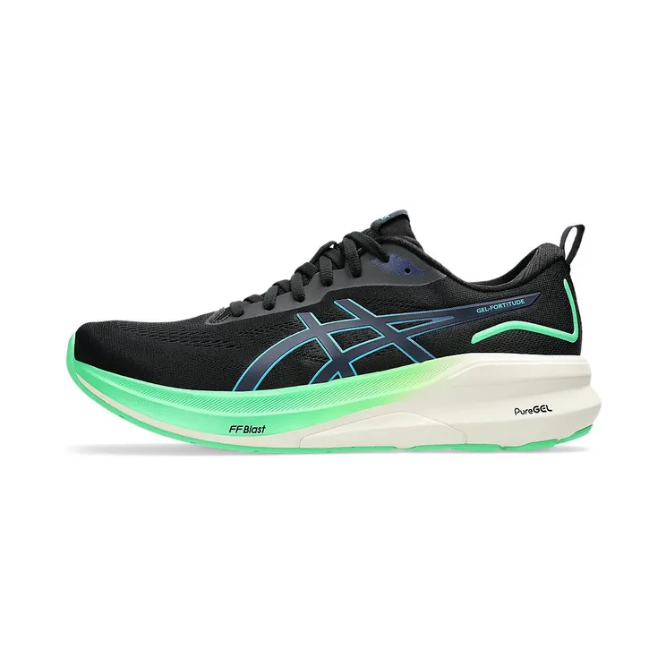 ASICS GEL-FORTITUDE “Black / Digital Aqua” (1011B989-001)