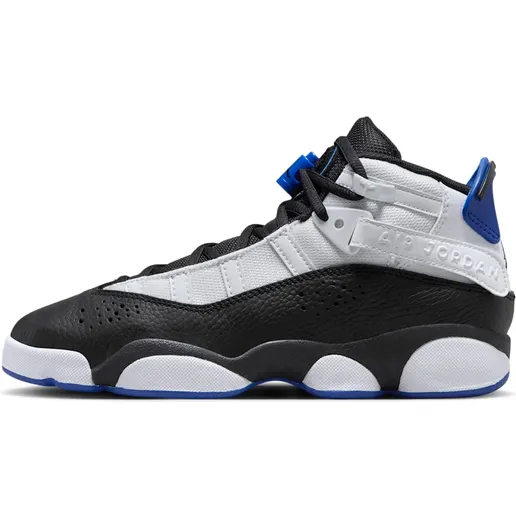 AIR Jordan 6 RINGS GAME ROYAL GS “White / Black / Game Royal” (323419-142)
