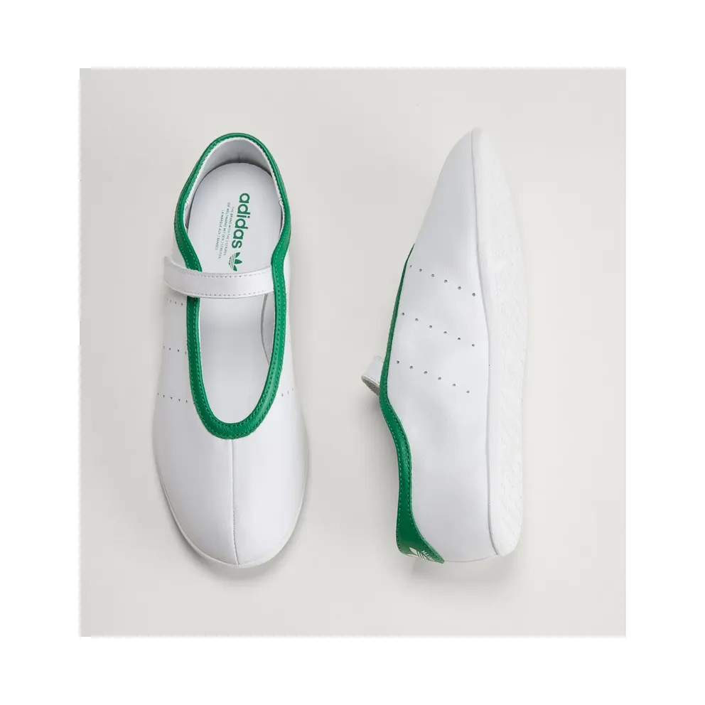 Adidas STAN SMITH LO Ballet Shoes Cloud White / Cloud White / Green (LA6370)