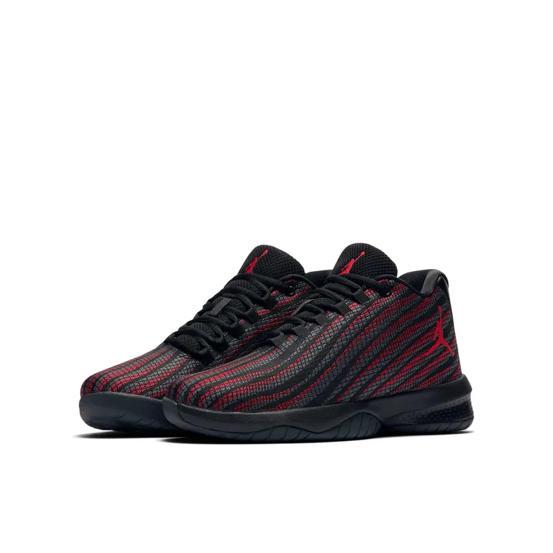 Jordan B. Fly Black Gym Red Dark Grey (GS) Black/Gym Red-Dark Grey (881446-005)
