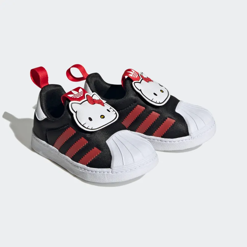 Adidas Superstar 360 Core Black / Vivid Red / Cloud White (HQ4091)