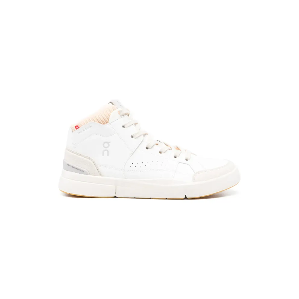 On Running Roger Clubhouse Mid Lace-up “White/Neutrals” (3WD11152932)