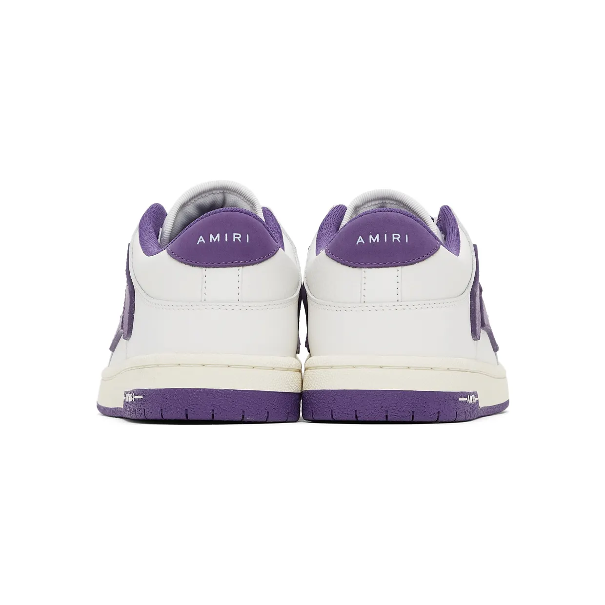 AMIRI White & Purple Skel Top Low Sneakers (PS22MFS003-196) (4)