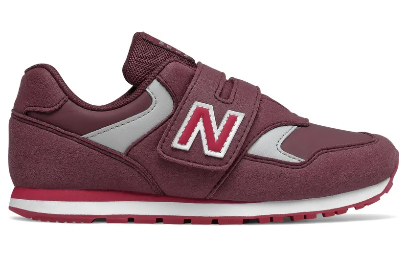 New Balance 393 Hook and Loop – NB Burgundy/Neo Crimson, NB Burgundy/Neo Crimson (YV393CBG)
