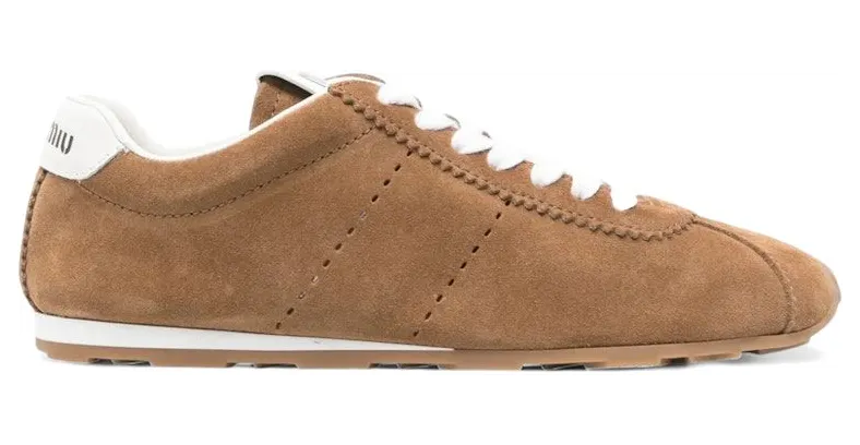 Miu Plume Suede Sneaker Cannella (5E114E_054_F0401_F_005)