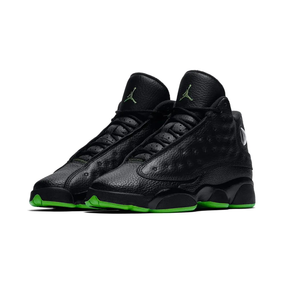 Jordan 13 Retro Altitude 2017 (GS) Black/Altitude Green (414574-042)