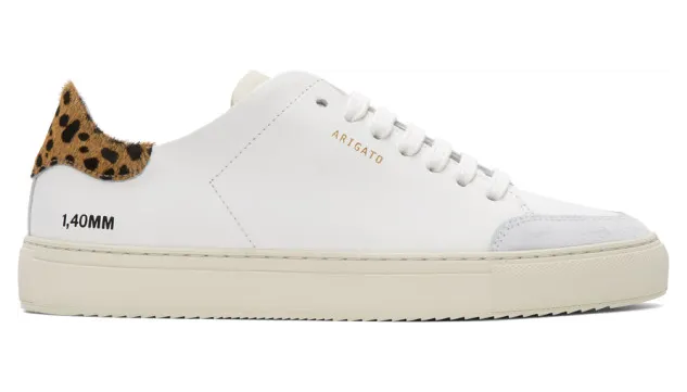 Axel Arigato White Animal Triple Clean 90 Sneakers (28632)