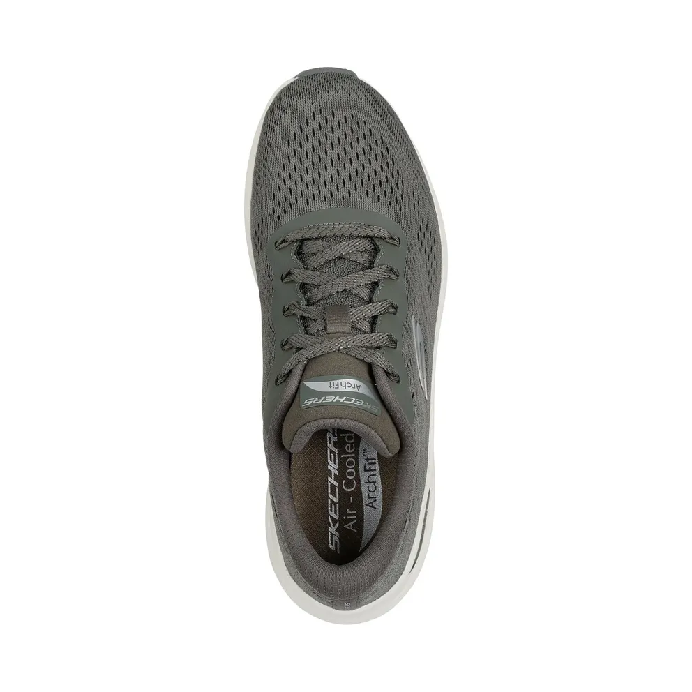 Skechers Arch Fit 2.0 – Big League Sneaker Olijf
