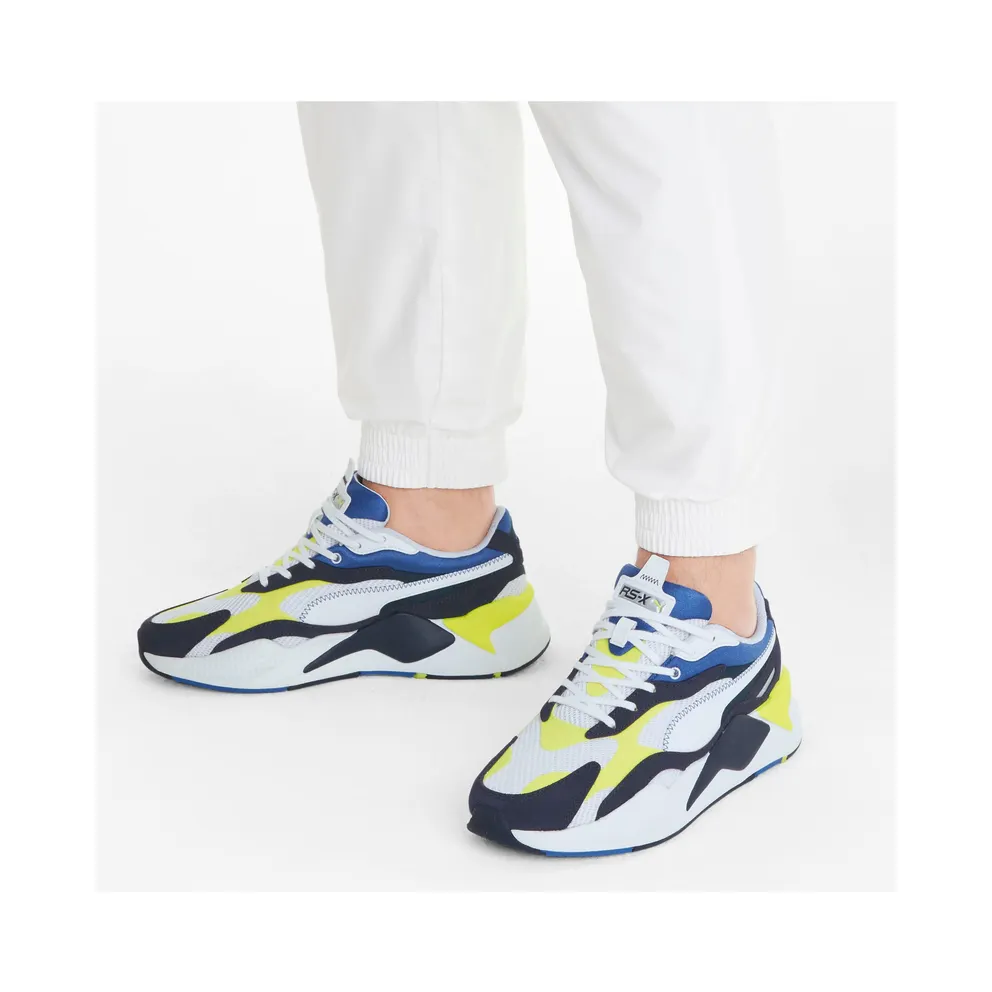 Puma RS-X³ Twill Air Mesh White/Blue (368845-01)