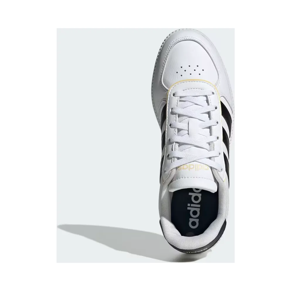 adidas Breaknet Sleek Shoes Kids “Cloud White / Core Black / Orange Tint” (JQ3056)
