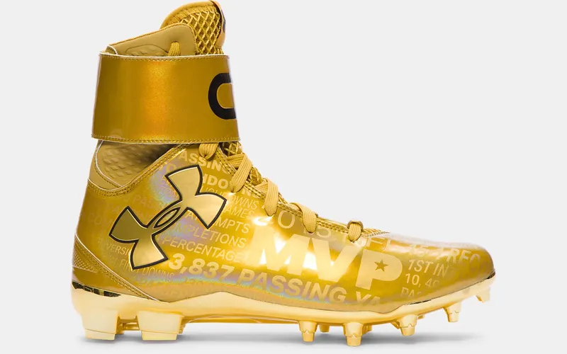 Under Armour UA C1N Cleats MVP (Unsigned) Gold Rush/Black (1297139-795)