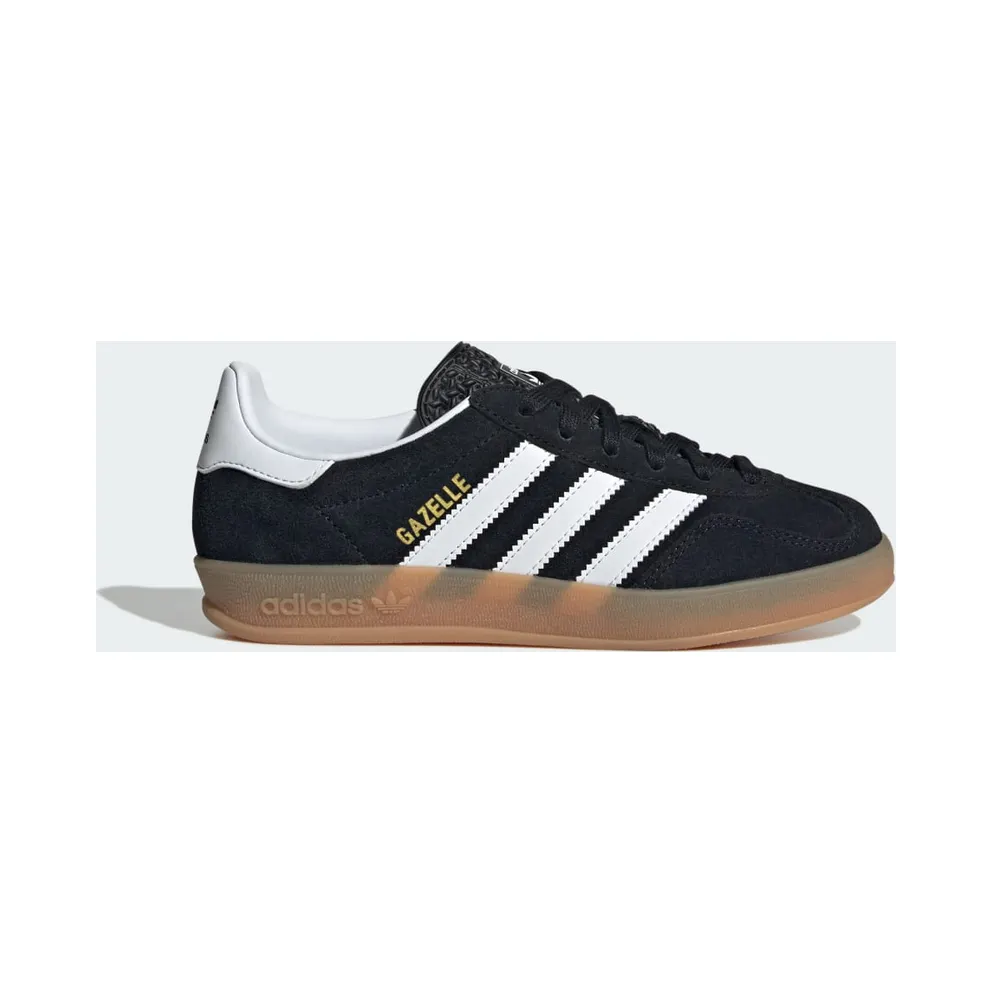 Adidas Gazelle Indoor Kids Core Black / Cloud White / Gum (JQ8701)