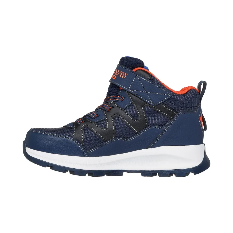 Skechers Waterproof: Storm Blazer – Drizzle Squad Sneaker Marine/Orange