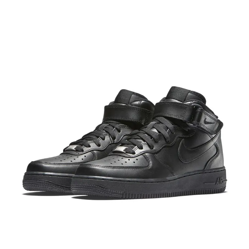 Nike Air Force 1 Mid 07 Le Black Black (W) Black/Black (366731-001)