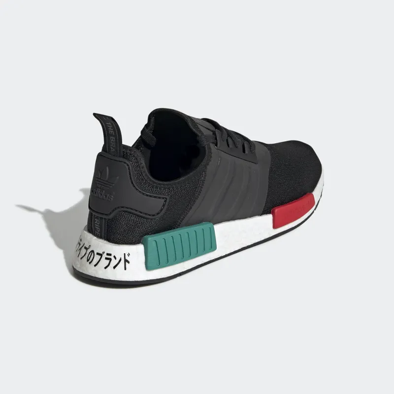 adidas NMD_R1 Core Black Core Black/Glory Green/Lush Red (EF4260)